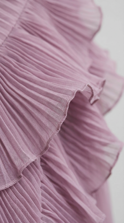 Vestido con volantes edición limitada - Rosa