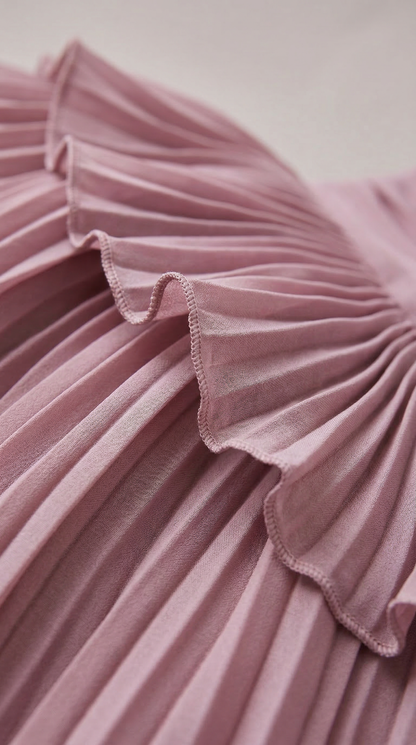 Vestido con volantes edición limitada - Morado