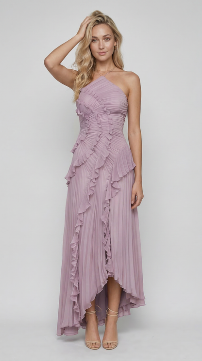 Vestido con volantes edición limitada - Morado