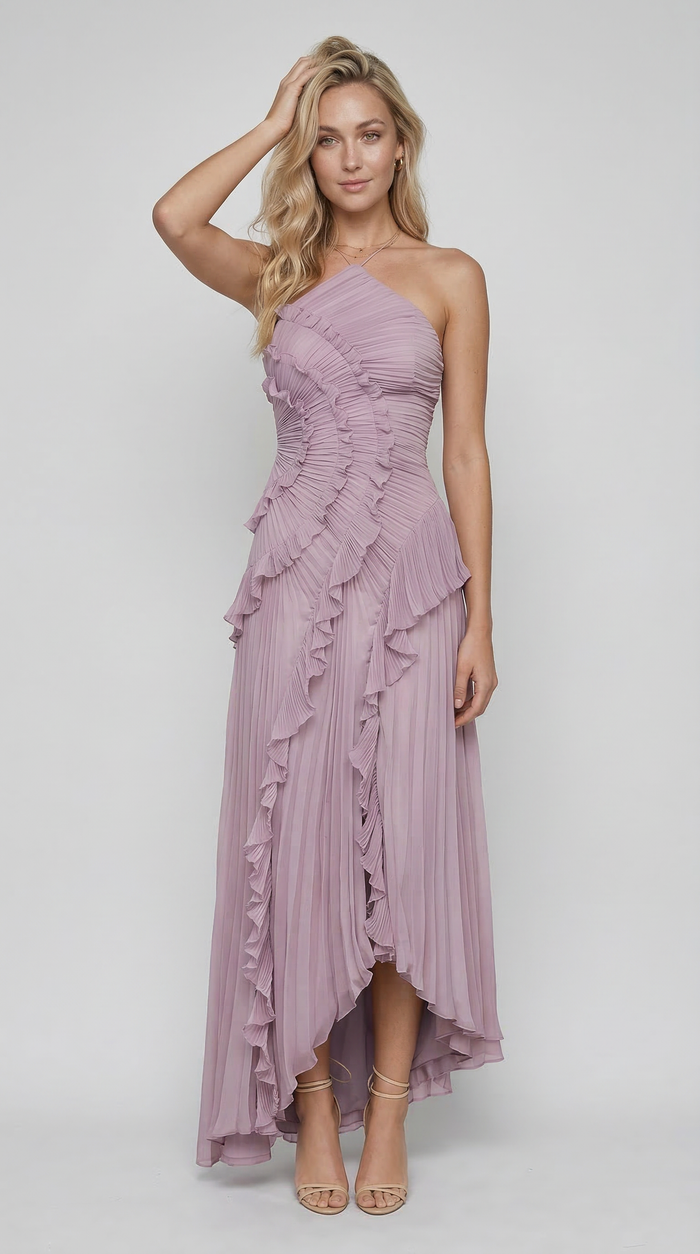 Vestido con volantes edición limitada - Morado