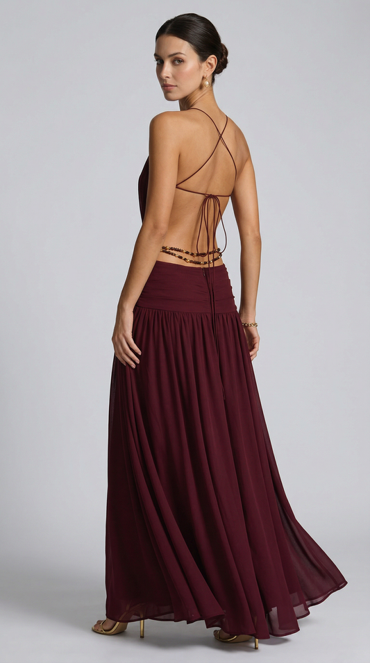 Vestido Maxi Indianna - Rojo cereza