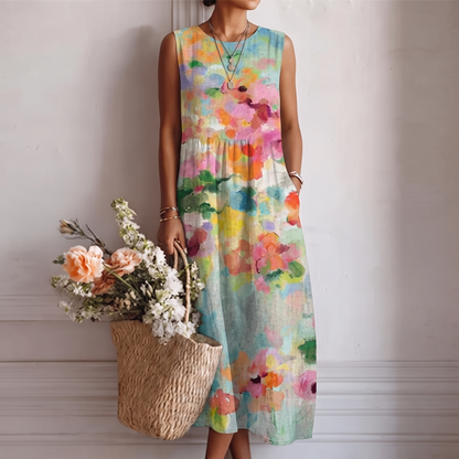Alessia | Vestido midi estampado
