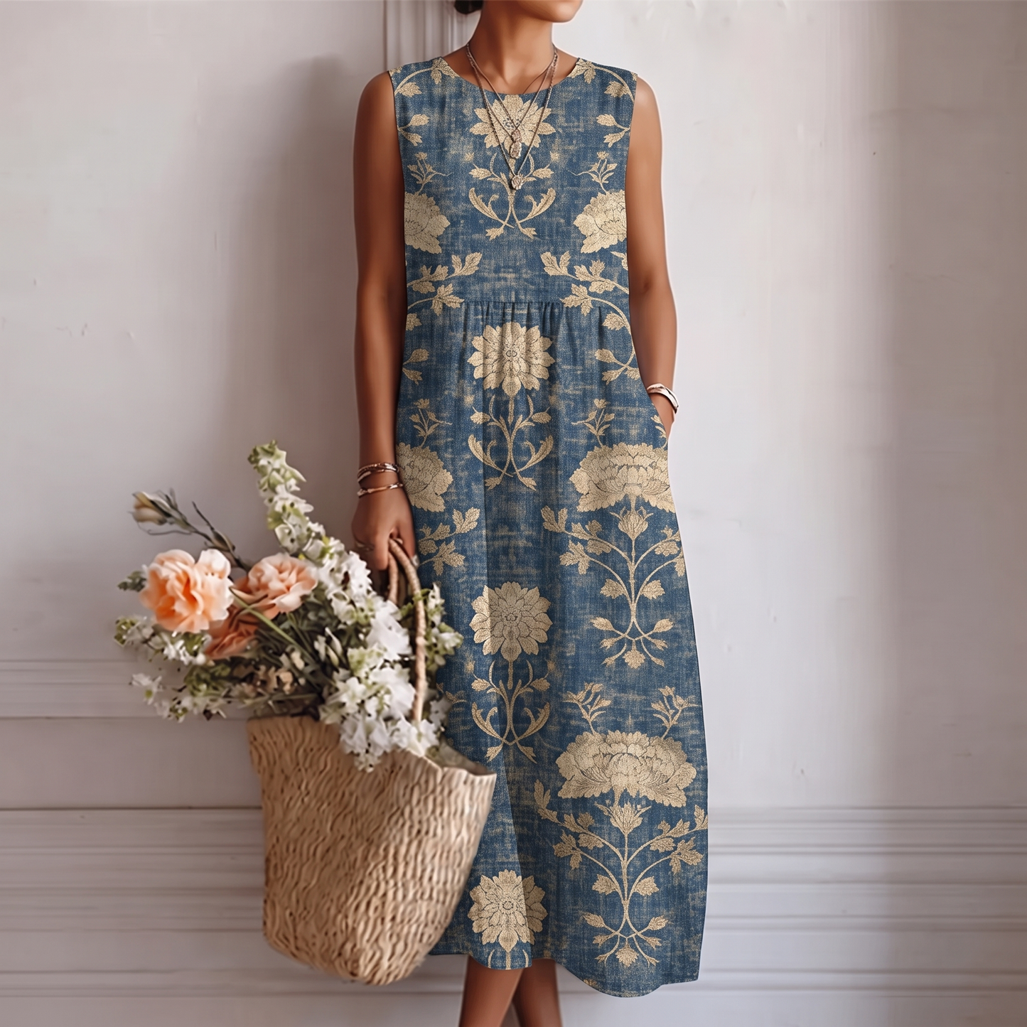 Valeria | Vestido midi floral