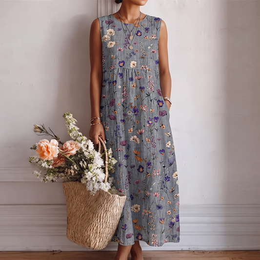 Amelia | Vestido midi fluido