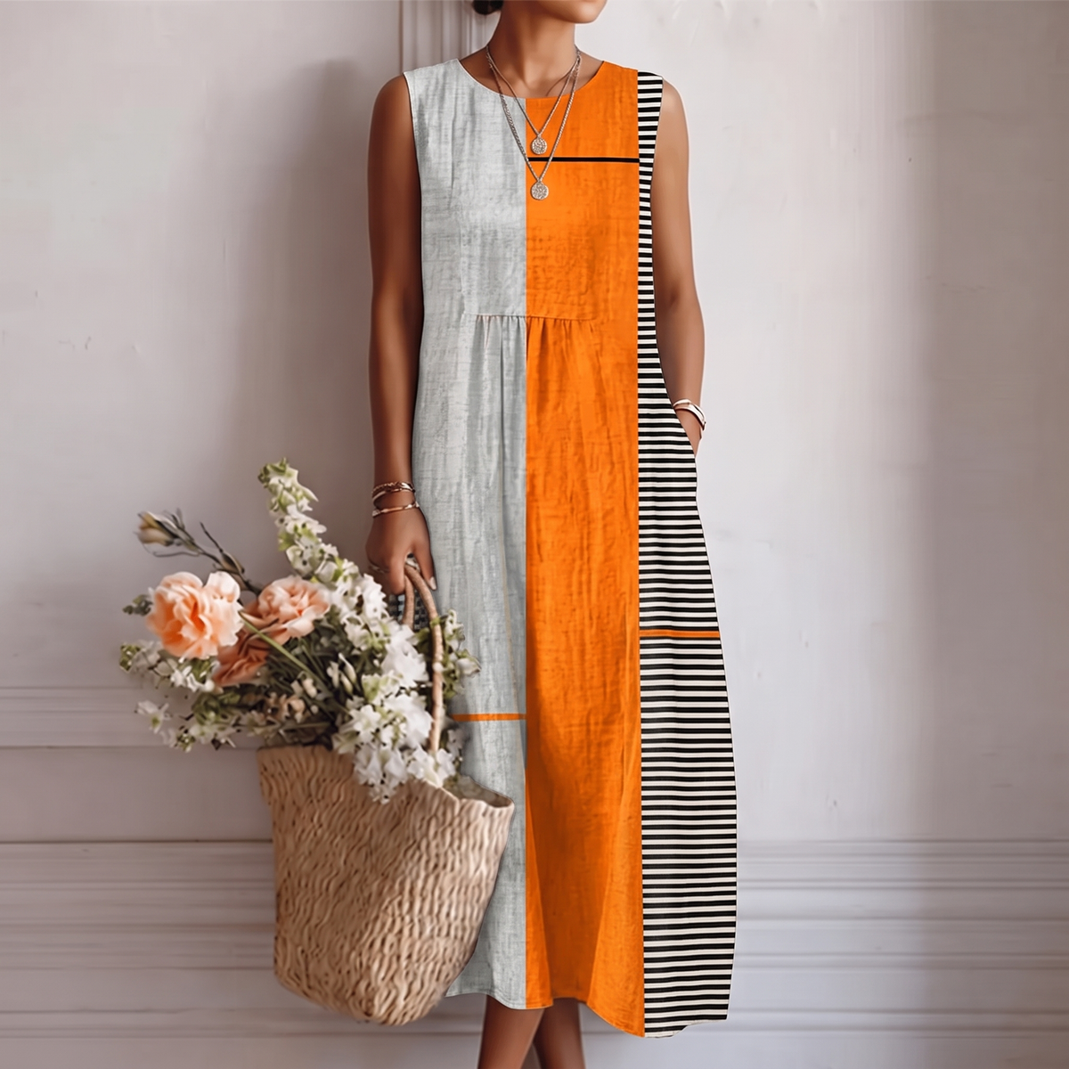 Renata | Vestido midi clásico
