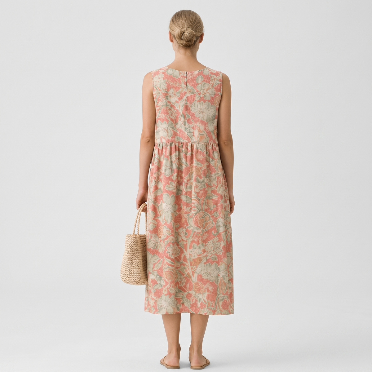 Adriana | Vestido midi fluido