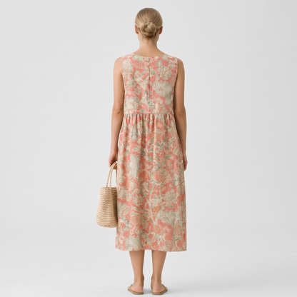 Adriana | Vestido midi fluido