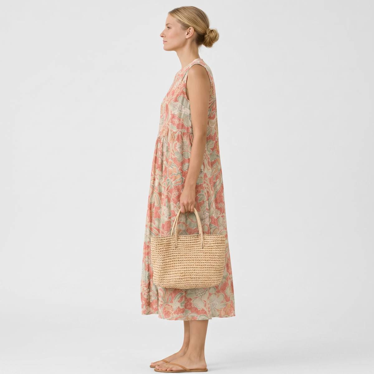 Adriana | Vestido midi fluido