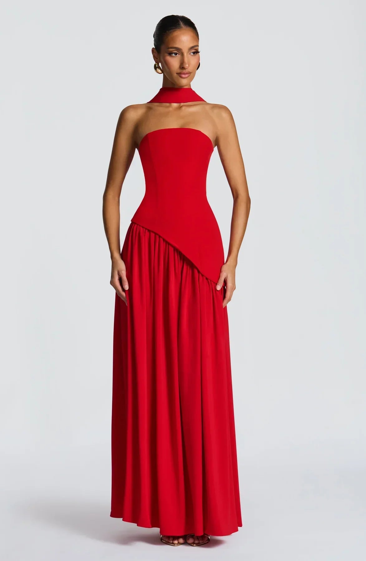 Vestido Maxi Aura - Rojo