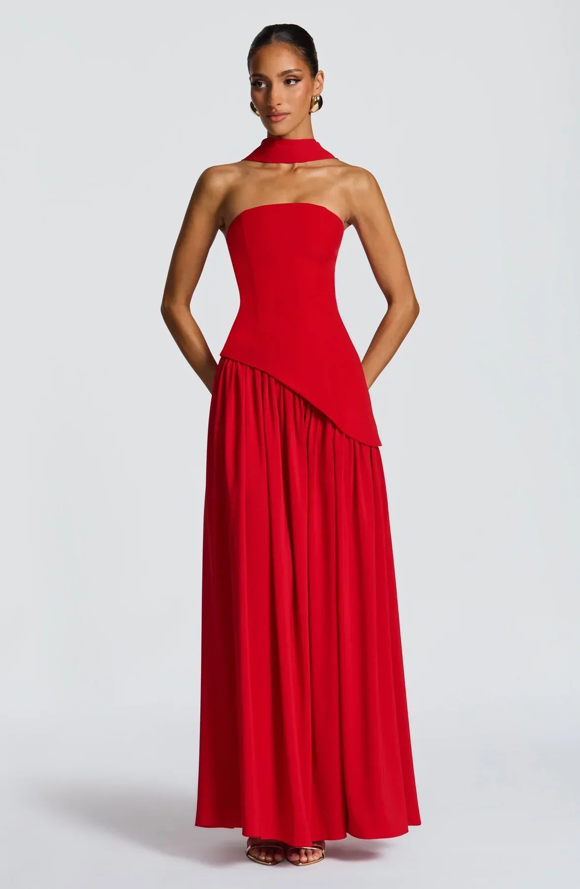 Vestido Maxi Aura - Rojo