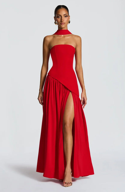 Vestido Maxi Aura - Rojo