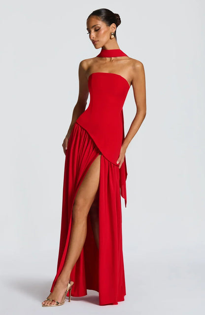 Vestido Maxi Aura - Rojo