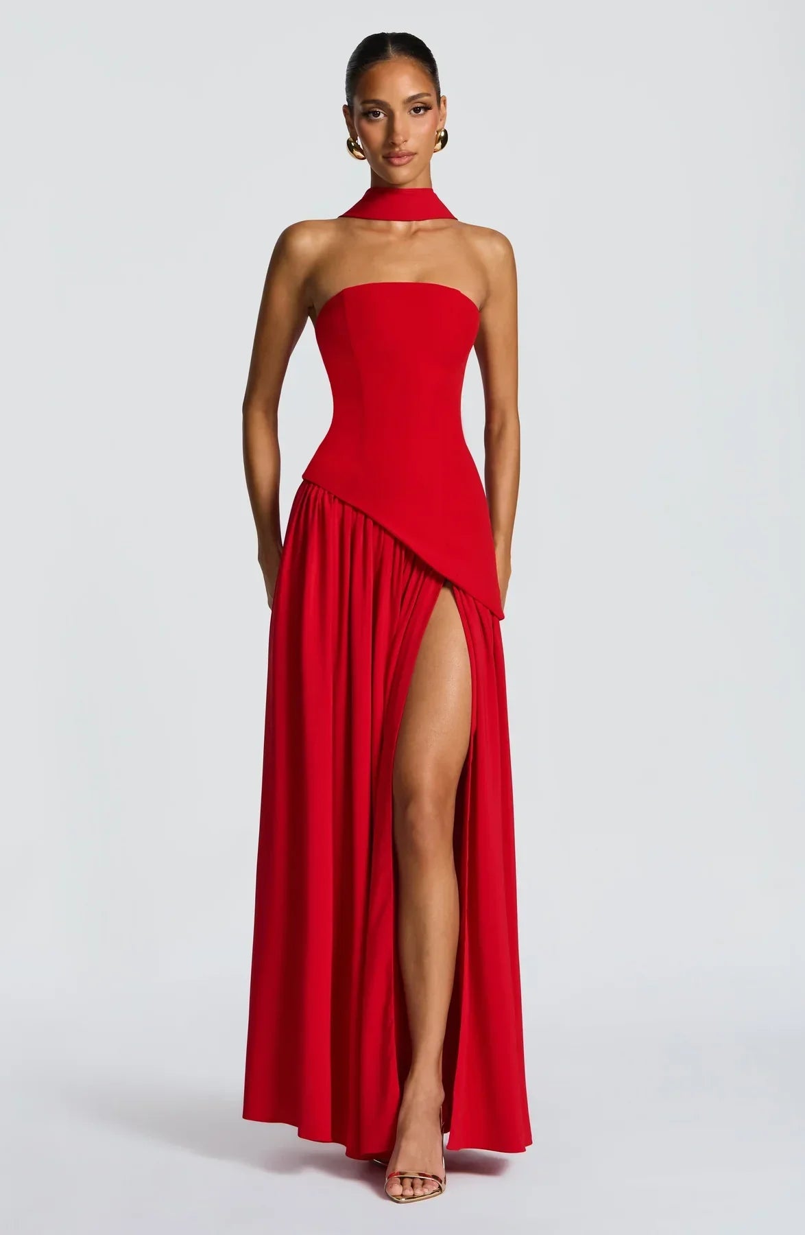 Vestido Maxi Aura - Rojo