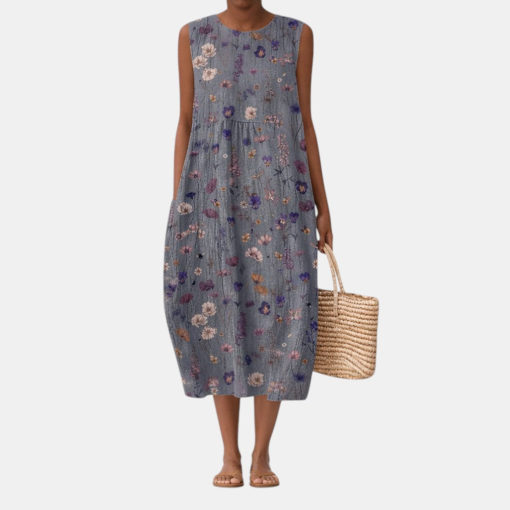 Amelia | Vestido midi fluido