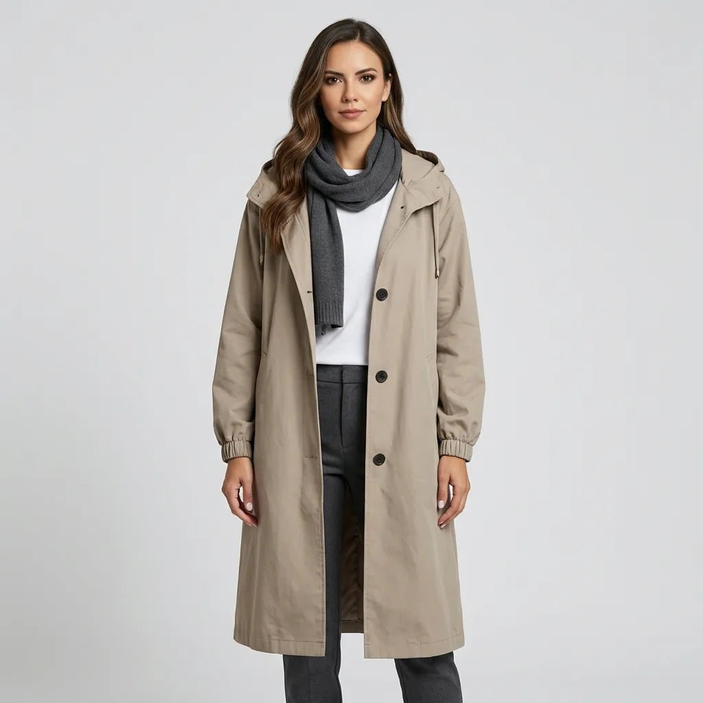 Samantha™ | Elegante y impermeable trench-coat